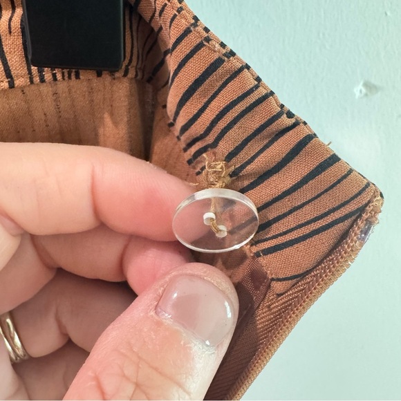 Pure Collection 100% Silk Animal Print Trousers Size 6R - Picture 4 of 6